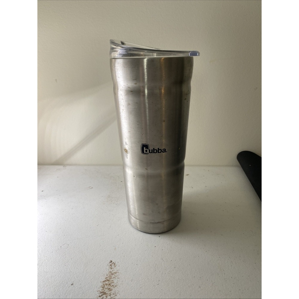 Bubba 24 Oz Dual Wall Vacuum Insulated Stainless Steel Travel Mug Cup Silver